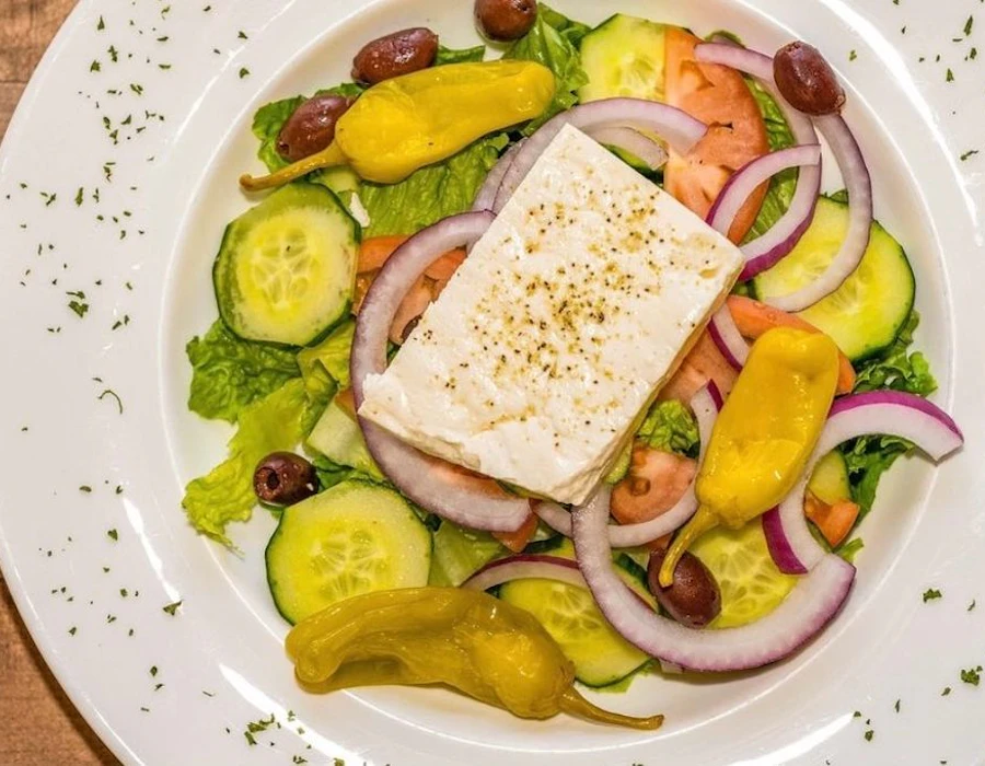 Greek Salad at Calabria Pizza & Gyros