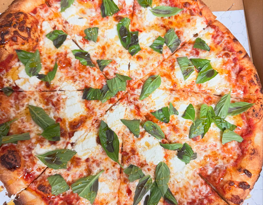 Sweet Heat Ricotta pizza with hot honey drizzle